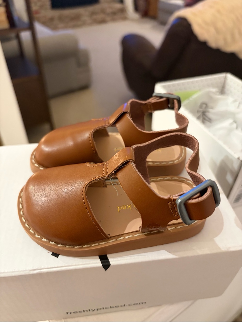 Freshly picked sandals